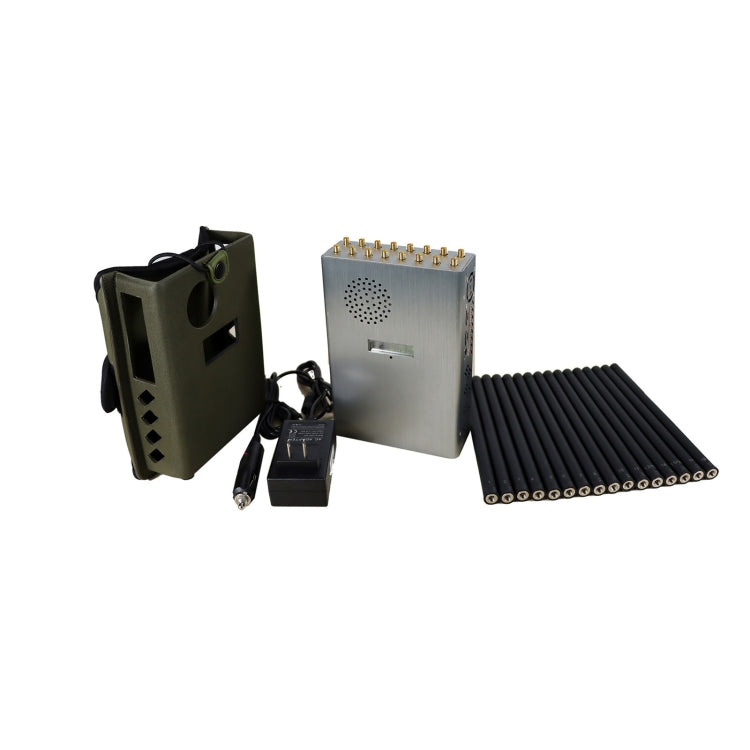 Handheld 18 Bands 2G 3G 4G 5G Wi-Fi GPS UHF VHF Cellphone Signal Jammer Handheld 18 Bands 2G 3G 4G 5G Wi-Fi GPS UHF VHF Cellphone Signal Jammer